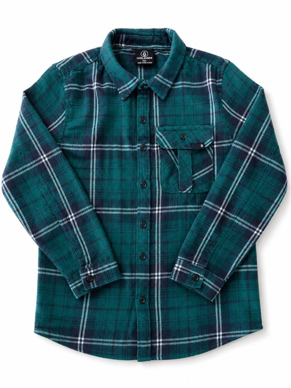 Boys Volcom Button Up Shirt M